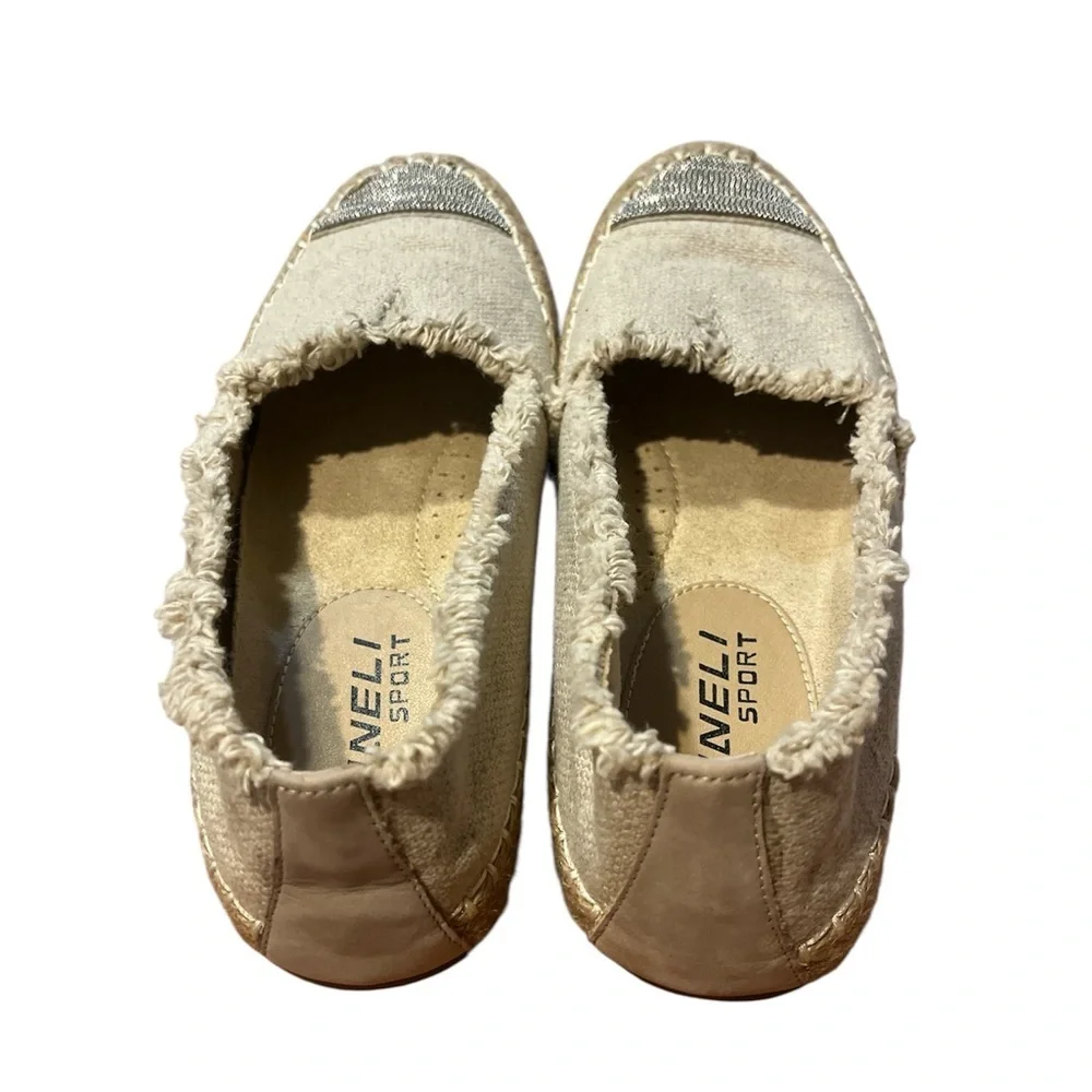 Vaneli Women's Tan and Gray Espadrilles